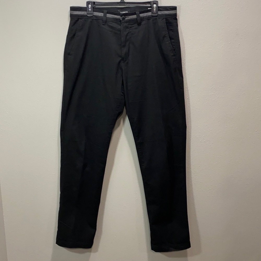 Express chino pants black